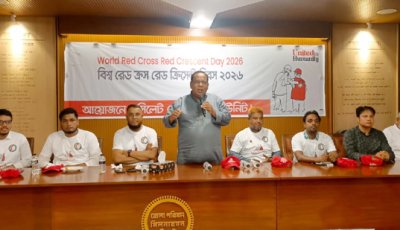 আর্তমানবতার সেবায় রেড ক্রিসেন্ট সোসাইটি বিশ্বজুড়ে আস্থার প্রতীক: আবুল কাহের চৌধুরী শামীম