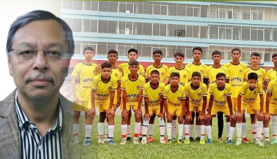 জৈন্তাপুরের কিশোর ফুটবলারদের ঐতিহাসিক সাফল্যে প্রবাসী নেতা খসরুর অভিনন্দন