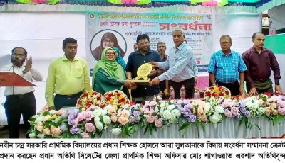 আলোকিত এক অধ্যায়ের সমাপ্তি ৩৯ বছরের শিক্ষকতা শেষে বিদায় নিলেন প্রধান শিক্ষক হোসনে আরা সুলতানা