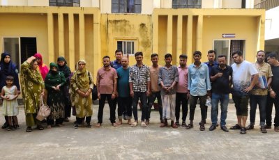 গোয়াইনঘাটে বিজিবি-পুলিশের যৌথ তৎপরতা: মানবপাচার চক্রের সদস্যসহ আটক ১৯, জেলহাজতে প্রের