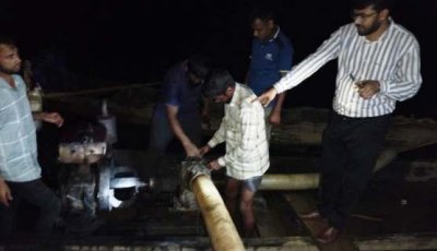 জৈন্তাপুরে বোমা মেশিনে অবৈধ বালু উত্তোলন: ৩ জনের তিন মাসের কারাদণ্ড