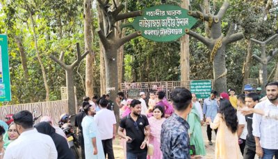 ঈদের ছুটিতে কমলগঞ্জের লাউয়াছড়াসহ পর্যটন এলাকাগুলোতে পর্যটকের ঢল