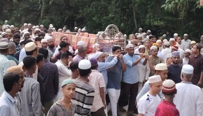 ছাতকে সড়ক দুর্ঘটনায় নিহত সামাজিক ব্যক্তিত্ব ও ক্রীড়া সংগঠক সাইফুর রহমান সাহেদের জানাজা সম্পন্ন