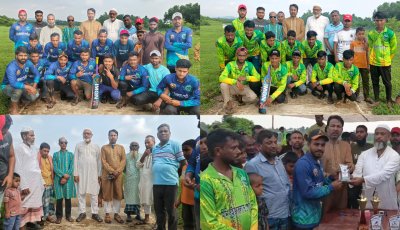 জৈন্তাপুরে শাহ আব্দুল জব্বারের পৃষ্ঠপোষকতায় সিক্স-এ সাউড ক্রিকেট টুর্নামেন্ট অনুষ্ঠিত