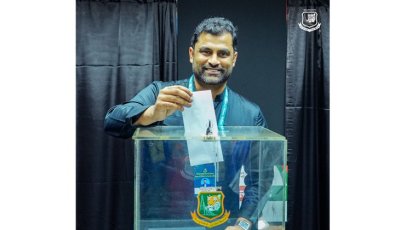 ক্রিকেটার থেকে প্রশাসক, বিনা প্রতিদ্বন্দ্বিতায় বিসিবি সভাপতি তামিম
