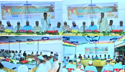 মক্কা মার্কেটের শুভযাত্রা: জৈন্তাপুরের চিকনাগুল বাজারে মিলাদ ও দোয়া মাহফিল অনুষ্ঠিত