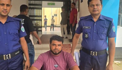 বিশ্বনাথে হত্যা ও ডাকাতিসহ ১৩ মামলার আসামি মোশাহিদ ওরফে রাজু গ্রেফতার
