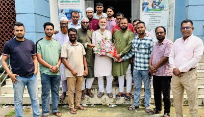শান্তিগঞ্জ প্রেসক্লাবকে অভিনন্দন জানিয়ে সাংবাদিকদের প্রশংসায় ফারুক আহমদ
