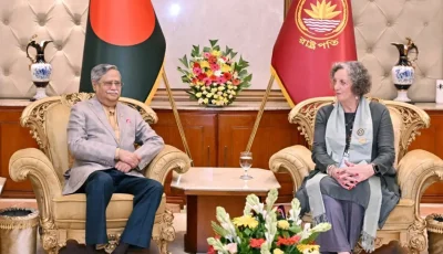 রাষ্ট্রপতির সঙ্গে ইনার হুইল ইন্টারন্যাশনাল প্রেসিডেন্টের সৌজন্য সাক্ষাৎ