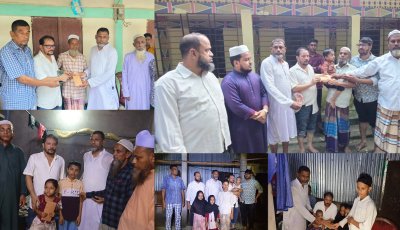 কাতার দুর্ঘটনায় নিহতদের পরিবারে সহায়তা পৌঁছে দিল ফাহিম আল চৌধুরী ট্রাস্ট