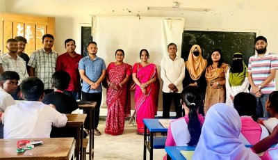 প্লাস্টিক দূষণ রোধে শিক্ষার্থীদের সচেতন করতে ইকো ক্রাফট শ্রীমঙ্গলের বিশেষ সেশন