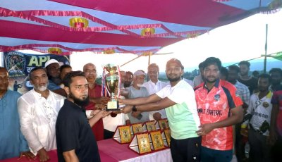 জৈন্তাপুরে তিনদিনব্যাপী ক্রিকেট টুর্নামেন্টের পর্দা নামল, শিরোপা জিতল দিলদার একাদশ