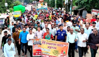 ধর্মীয় ভাবগাম্ভীর্যে জৈন্তাপুরে শ্রীশ্রী জগন্নাথদেবের রথযাত্রা, হাজারো ভক্তের অংশগ্রহণ