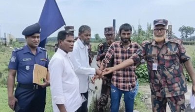 পাঁচ বছর পর দেশে ফিরলেন সুনামগঞ্জের মানসিক ভারসাম্যহীন যুবক জাকির হোসেন