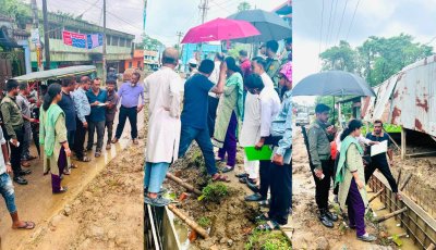 সংবাদ প্রকাশের পর নড়েচড়ে বসল প্রশাসন: বালাগঞ্জে ২ কোটি টাকার ড্রেন নির্মাণকাজ বন্ধ, তদন্তে ৩ সদস্যের কমিটি