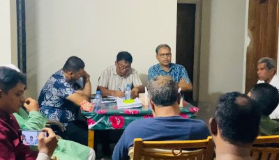 গোলাপগঞ্জে সাংবাদিকদের সঙ্গে নবাগত ওসি ছবেদ আলীর মতবিনিময় সভা