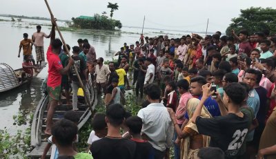 জগন্নাথপুরে হাওরে নৌকাডুবি: ৪ জন নিখোঁজের ঘটনায় ১ জনের লাশ উদ্ধার, উদ্ধার অভিযান অব্যাহত