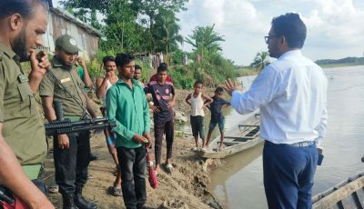 জকিগঞ্জের বারহাল বালুমহালে উপজেলা প্রশাসনের অভিযান, ডিমার্কেশনের বাইরে বালু উত্তোলনের অভিযোগের সত্যতা মেলেনি