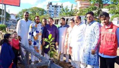 সবুজ বাংলাদেশ গড়ার প্রত্যয়ে সিলেটে বাবৌযুপের দ্বিতীয় পর্যায়ের বৃক্ষরোপণ কর্মসূচি সম্পন্ন