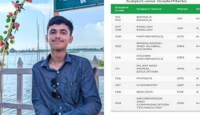 বিদ্যুৎস্পৃষ্টে ডান হাত হারিয়েও বাম হাতে লিখে এসএসসিতে জিপিএ-৪.৮৯, অর্নবের স্বপ্নজয়