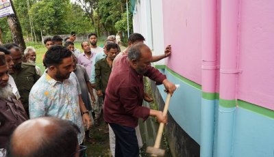 তেলিরাইয়ে সড়ক-ড্রেনের কাজ দ্রুত শেষ করার নির্দেশ সিসিক প্রশাসকের