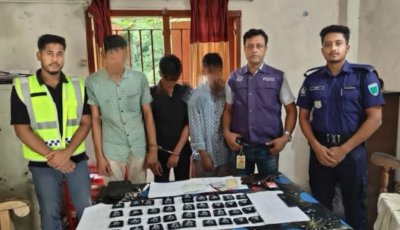 বিয়ানীবাজারে নোহা গাড়িতে ৭৫০০ পিস ইয়াবা, গ্রেপ্তার ৩