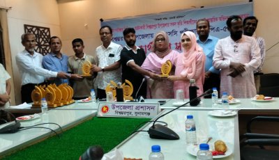 বিশ্বম্ভরপুরে এসএসসিতে জিপিএ-৫ প্রাপ্ত ২৭ শিক্ষার্থীকে সংবর্ধনা
