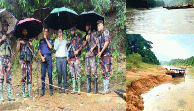 জৈন্তাপুরে ইজারা বহির্ভূত এলাকায় বালু উত্তোলন, ইজারাদারকে লাখ টাকা জরিমানা