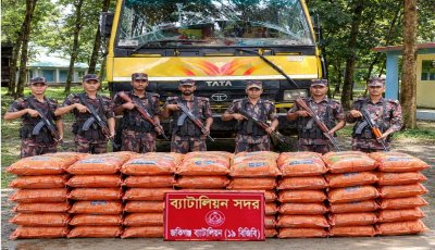 সিলেট সীমান্তে বিজিবির বিশেষ অভিযান: দুই দিনে ২ কোটি টাকার ভারতীয় পণ্য জব্দ