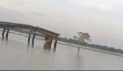 ধর্মপাশায় পরিত্যক্ত কালিজানা ব্রিজ: ঝুঁকি নিয়ে পারাপার, দুর্ভোগে হাজারো মানুষ