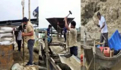 জাফলং-ডাউকি ইসিএতে পরিবেশ অধিদপ্তরের অভিযান, ধ্বংস ১০ ড্রেজারসহ বিপুল সরঞ্জাম