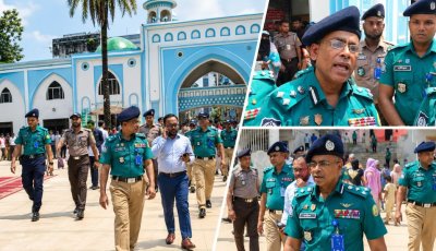 রাষ্ট্রপতির সফর ঘিরে নিরাপত্তার চাদরে সিলেট, মাঠে ১২০০ পুলিশ