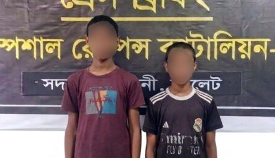 জৈন্তাপুরে অভিযান চালিয়ে দুই মাদ্রাসাছাত্রকে উদ্ধার করল এসআরবি-৯