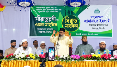 চিকনাগুলে জামায়াতে ইসলামীর সিরাতুন্নবী (সা.) মাহফিল অনুষ্ঠিত