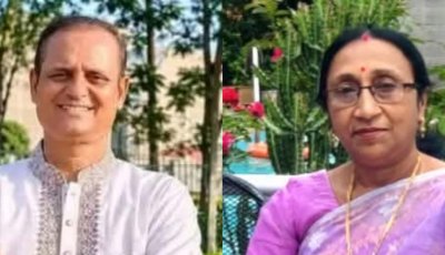 শান্তিগঞ্জে প্রাথমিক বিদ্যালয় পর্যায়ে শ্রেষ্ঠ গুণী শিক্ষক শামছুজ্জামান ও রুমা চক্রবর্তী