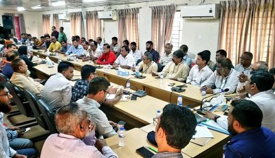ছাতকে দুর্গাপূজায় নিরাপত্তা জোরদার, ৩০ মণ্ডপে উৎসবের প্রস্তুতি