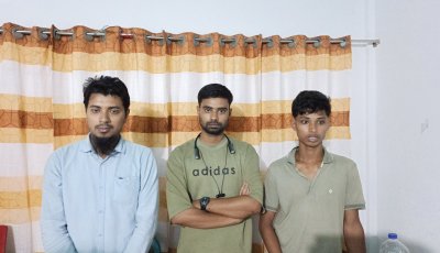 কানাইঘাটে ভুয়া হেলথ কার্ড বিক্রির অভিযোগ, আটক ৩; ল্যাপটপ-প্রিন্টার জব্দ
