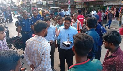 মৌলভীবাজারে সড়ক পরিবহন আইন লঙ্ঘনে ৯ মামলা, জরিমানা ৯ হাজার টাকা