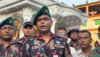 দুর্গাপূজার নিরাপত্তায় শ্রীমঙ্গলে ১২ প্লাটুন বিজিবি মোতায়েন, নজরদারিতে ১০৯ মণ্ডপ