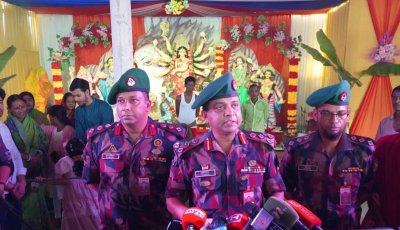 পূজামণ্ডপের নিরাপত্তায় ড্রোন নজরদারি, মাধবপুরসহ তিন জেলায় ৩৪ প্লাটুন বিজিবি মোতায়েন