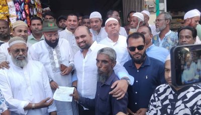 বালাগঞ্জে প্রতিবন্ধী গৃহহীন মোশাহিদের পাশে বিএনপি নেতা আদনান, দিলেন আড়াই শতক জমি