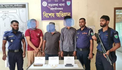 বড়লেখায় চুরি যাওয়া স্বর্ণালংকার উদ্ধার, ৬ জন গ্রেপ্তার