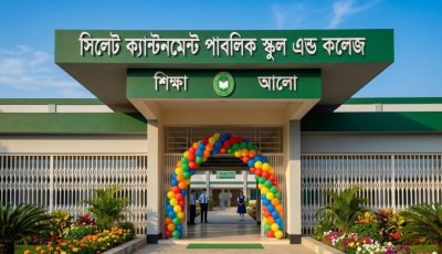 সিলেট ক্যান্টনমেন্ট পাবলিক স্কুলে ৫ পদে চাকরি, আবেদন ৩ নভেম্বর পর্যন্ত