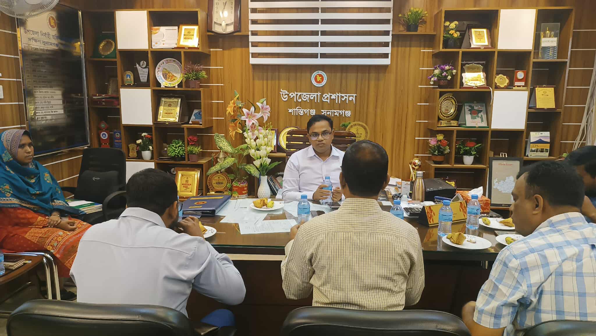 শান্তিগঞ্জে আমন ধান-চাল সংগ্রহ ও মনিটরিং কমিটির সভা 