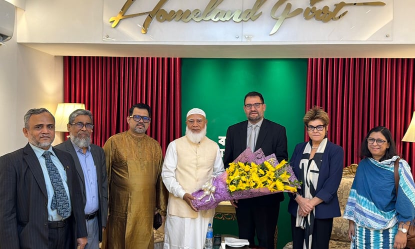 জামায়াত আমীরের সঙ্গে বিশ্ব ব্যাংক প্রতিনিধি দলের বৈঠক