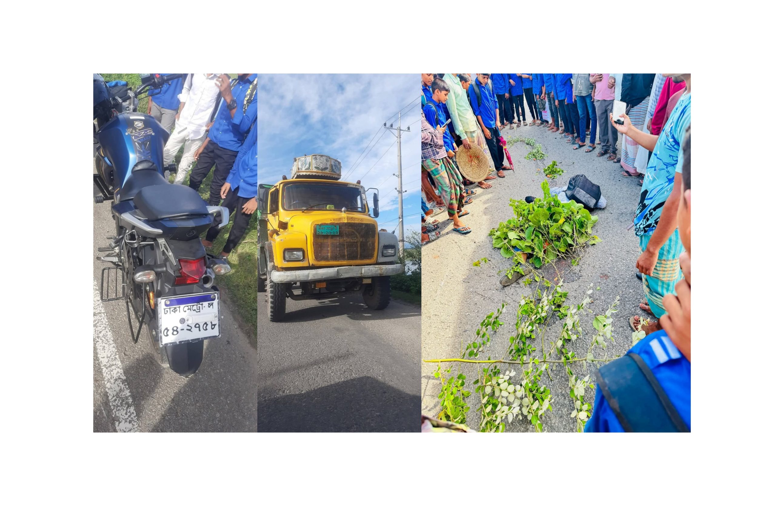 জৈন্তাপুরে ট্রাকে’র ধাক্কায় মোটরসাইকেল আরোহী নি হ ত ১
