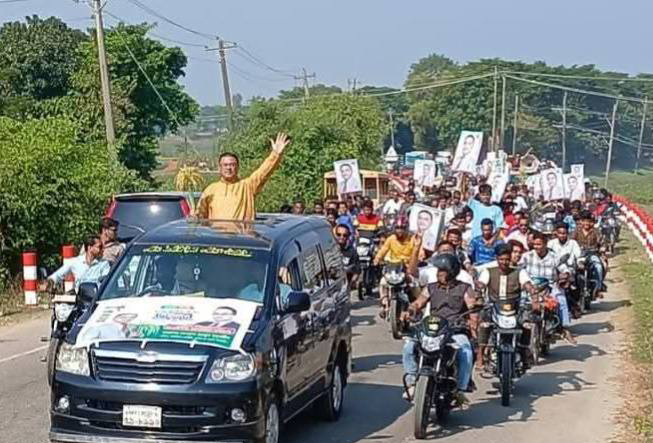 সুনামগঞ্জে সদর আসনে বিএনপির মনোনয়ন প্রত্যাশী জয়নুল জাকেরীনের শোডাউন 