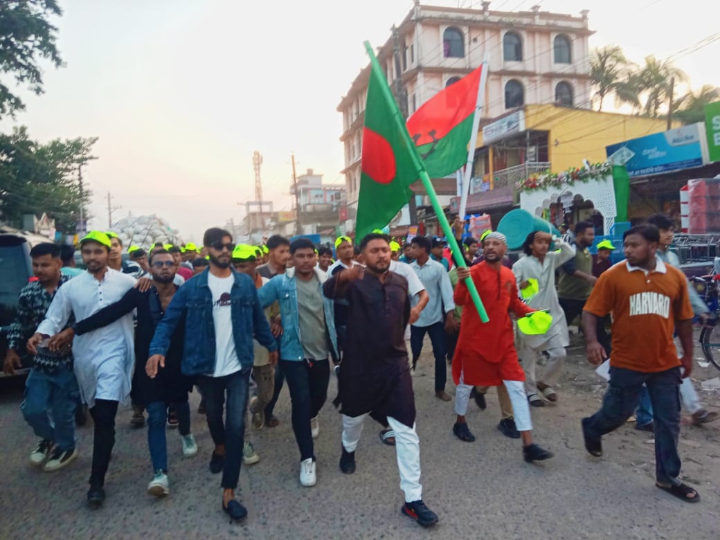 ছাতকে সাবেক ছাত্রদল নেতা রনি’র বহিষ্কারাদেশ প্রত্যাহার হওয়ায় আনন্দ মিছিল
