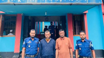 জৈন্তাপুরে পুলিশের অভিযানে ৩১৫ বস্তা ভারতীয় চিনিসহ ০২ জন আটক