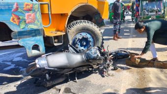 সিলেট তামাবিল মহাসড়কে ট্রাক বাইক সংঘর্ষে ১জন নি-হ-ত